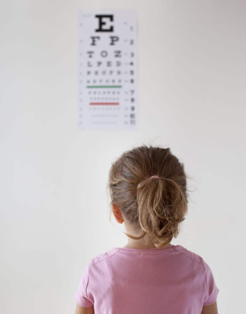 Pediatric Eye Test Chart
